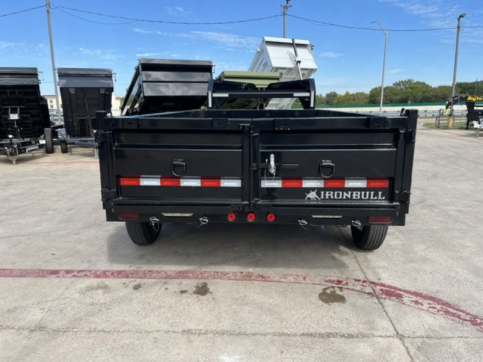 New 2027 Iron Bull DTG 7x14x3 Dump Trailer
