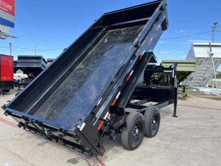 New 2027 Iron Bull DTG 7x14x3 Dump Trailer