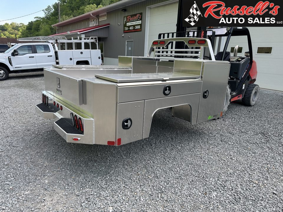 New Martin Truck Bodies Aluminum Gooseneck Service Body DRW 8' SMOOTH APPEARANCE Gooseneck Bodies