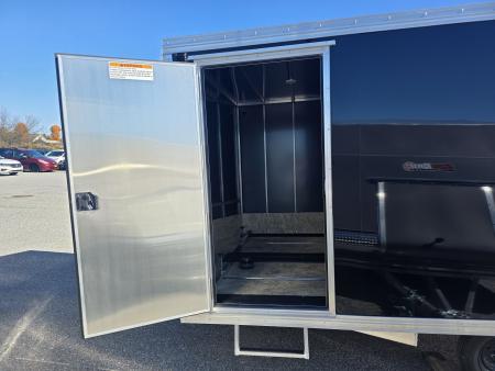 New 2027 SnoPro Trailers 101X14 HYBRID 2.0 w/ 9" EXTRA HEIGHT,REAR CANOPY w/LIGHTS, MATS & GUIDES Snowmobile Trailer