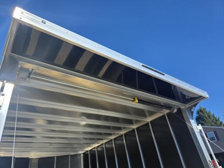 New 2027 SnoPro Trailers 101X14 HYBRID 2.0 w/ 9" EXTRA HEIGHT,REAR CANOPY w/LIGHTS, MATS & GUIDES Snowmobile Trailer