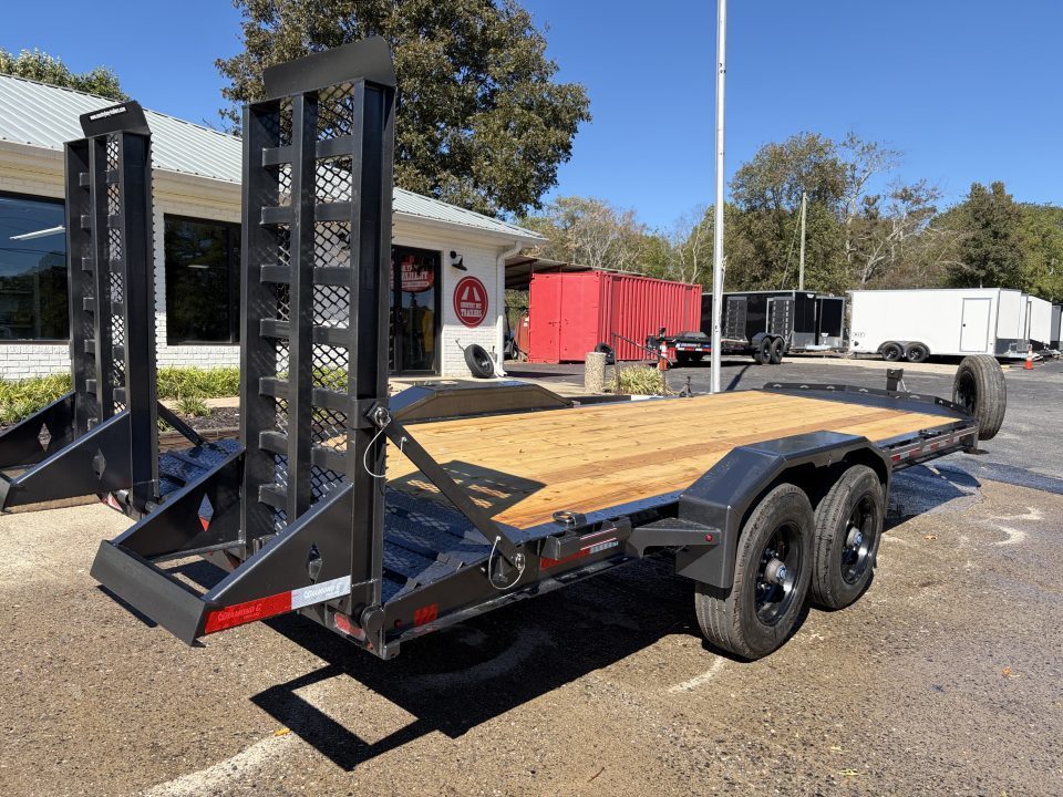 New 2027 Diamond C 82x20' Equipment, 24" Dovetail, Extra Wide Flip Ramps LPX210
