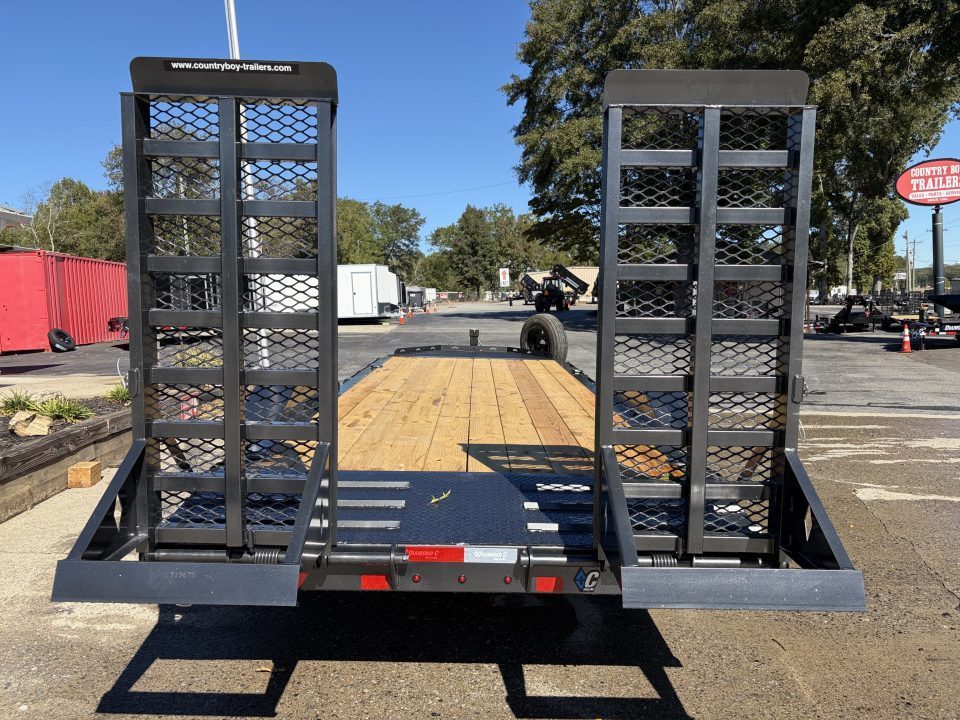 New 2027 Diamond C 82x20' Equipment, 24" Dovetail, Extra Wide Flip Ramps LPX210
