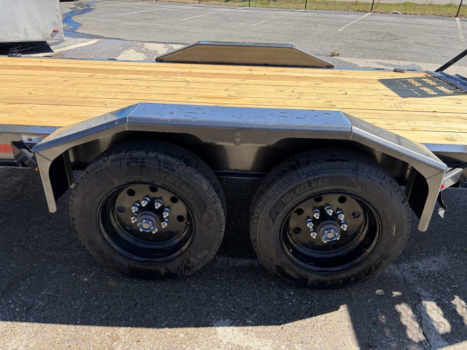 New 2027 Diamond C 82x20' Equipment, 24" Dovetail, Extra Wide Flip Ramps LPX210