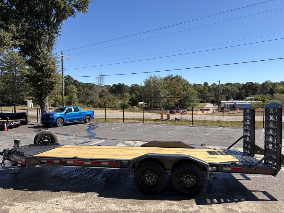 New 2027 Diamond C 82x20' Equipment, 24" Dovetail, Extra Wide Flip Ramps LPX210