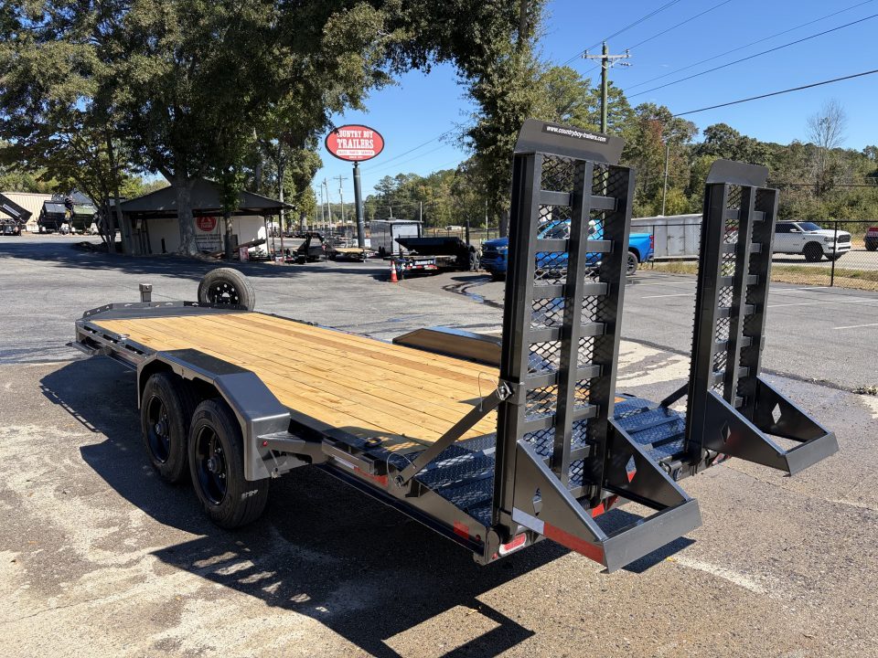 New 2027 Diamond C 82x20' Equipment, 24" Dovetail, Extra Wide Flip Ramps LPX210