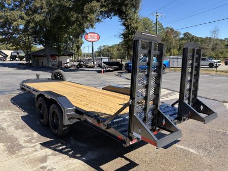 New 2027 Diamond C 82x20' Equipment, 24" Dovetail, Extra Wide Flip Ramps LPX210