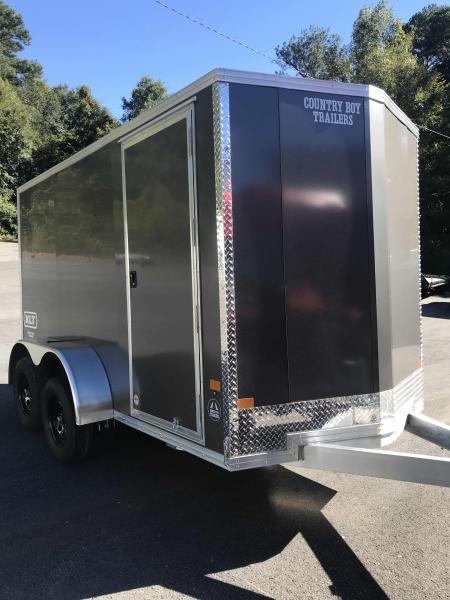 New 2027 All Aluminum 6'X12' Enclosed Trailer, 76" Height, 7K GVWR, ALCOM EZ Hauler XLT