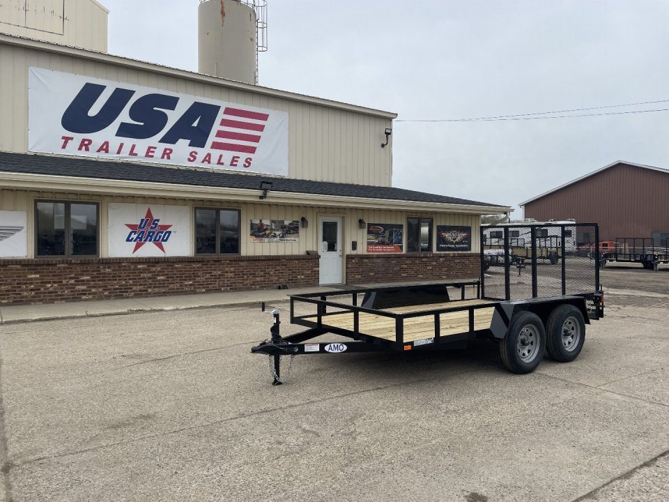 New 2027 AMO 76x12 TA2 Low Side 7K Landscape Trailer