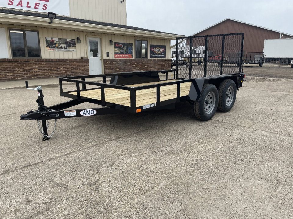 New 2027 AMO 76x12 TA2 Low Side 7K Landscape Trailer