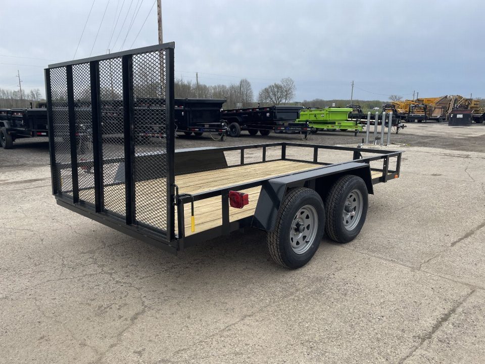 New 2027 AMO 76x12 TA2 Low Side 7K Landscape Trailer