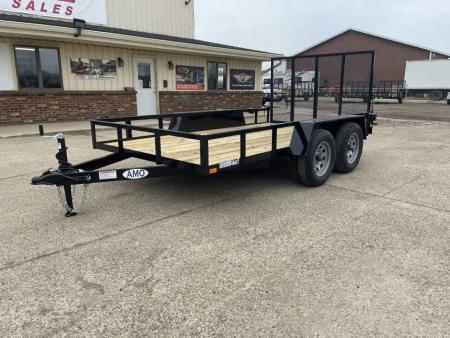 New 2027 AMO 76x12 TA2 Low Side 7K Landscape Trailer
