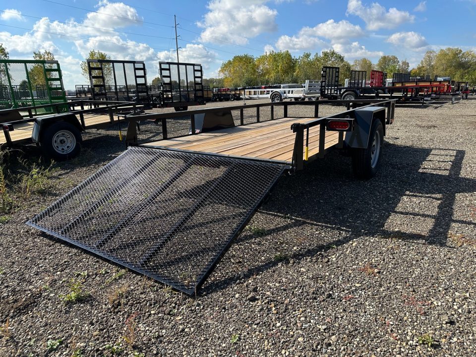 New 2027 AMO 76x12 Low-Side 3k Landscape Trailer