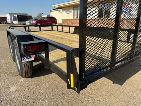New 2027 AMO 76x14 TA1 Low Side 7K Landscape Trailer