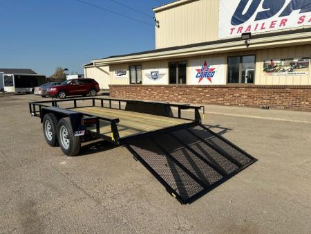 New 2027 AMO 76x14 TA1 Low Side 7K Landscape Trailer