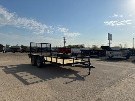 New 2027 AMO 76x14 TA1 Low Side 7K Landscape Trailer