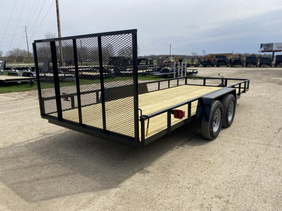 New 2027 AMO 82x18 TA2 Low Side 7K Landscape Trailer
