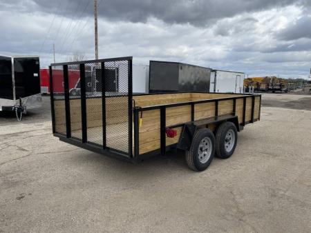 New 2027 AMO 82X16 TA2 Woodside 7K Landscape Trailer
