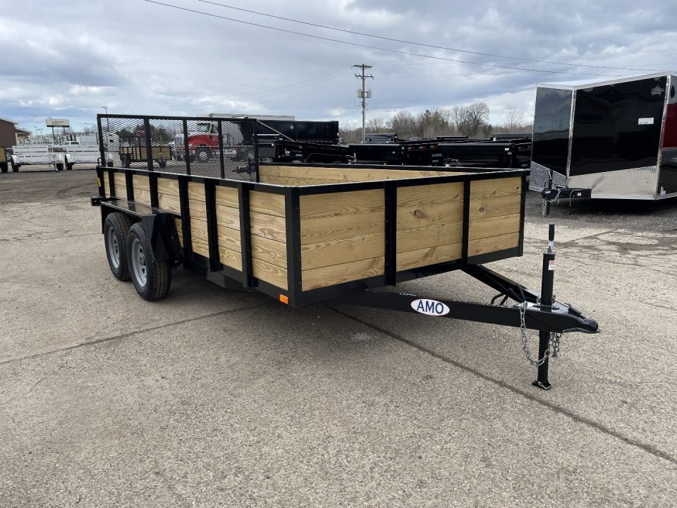 New 2027 AMO 82X16 TA2 Woodside 7K Landscape Trailer