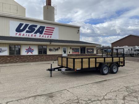 New 2027 AMO 82X16 TA2 Woodside 7K Landscape Trailer