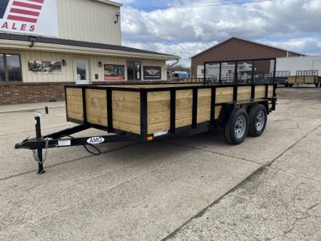 New 2027 AMO 82X16 TA2 Woodside 7K Landscape Trailer