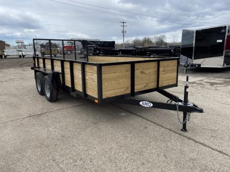 New 2027 AMO 82X16 TA2 Woodside 7K Landscape Trailer