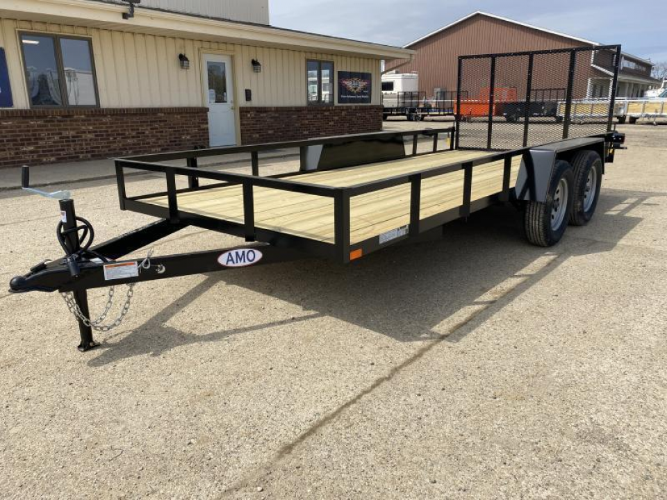 New 2027 AMO 82x16 TA2 Low Side 7K Landscape Trailer