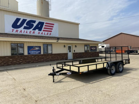New 2027 AMO 82x16 TA2 Low Side 7K Landscape Trailer