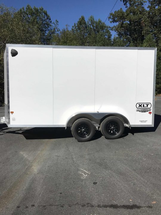 New 2027 ALCOM 7X14' Enclosed, 82" Height, All Aluminum