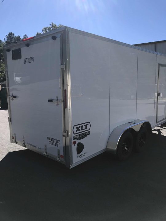 New 2027 All Aluminum 7'x16' Enclosed, 82" Height, 7K GVWR, ALCOM EZ HAUL