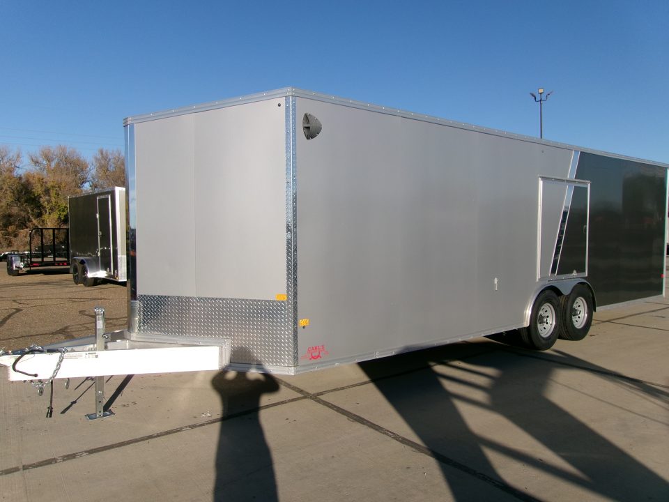 Used USED 2024 ALCOM EZEC8.5X26CH Cargo / Enclosed Trailer 8.5' X 26' with upgraded 7K Torsion Axles