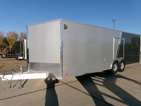 Used USED 2024 ALCOM EZEC8.5X26CH Cargo / Enclosed Trailer 8.5' X 26' with upgraded 7K Torsion Axles