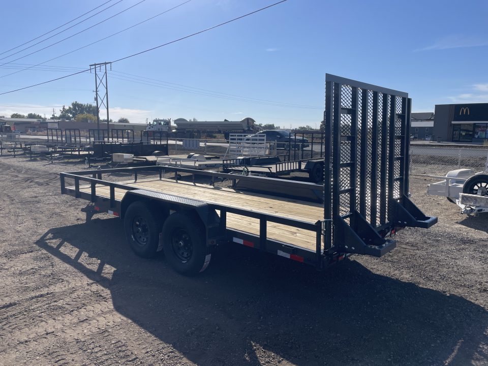 New 2027 Lamar 7x18 10k Landscape Utility Trailer