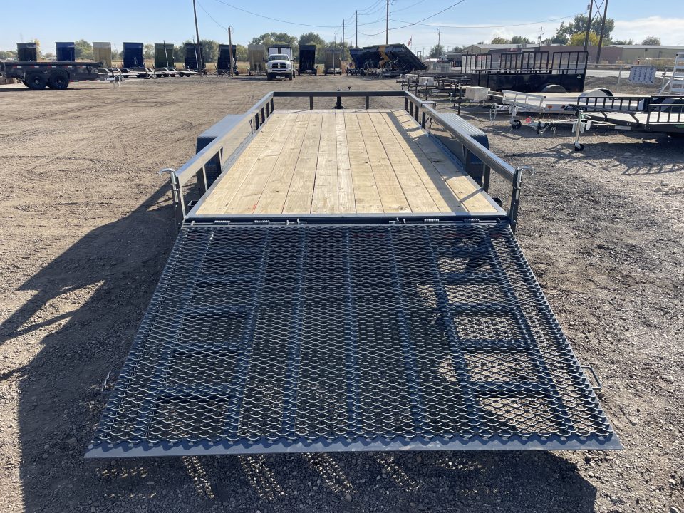New 2027 Lamar 7x18 10k Landscape Utility Trailer