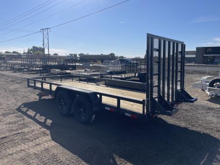 New 2027 Lamar 7x18 10k Landscape Utility Trailer