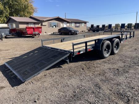 New 2027 Lamar 7x18 10k Landscape Utility Trailer
