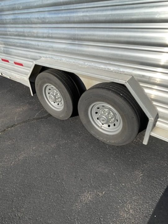 Used 2024 Featherlite 7.5x26 model 8127 Stock Trailer