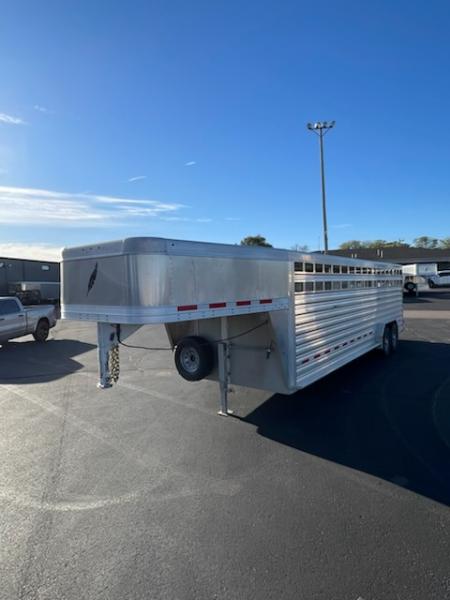 Used 2024 Featherlite 7.5x26 model 8127 Stock Trailer