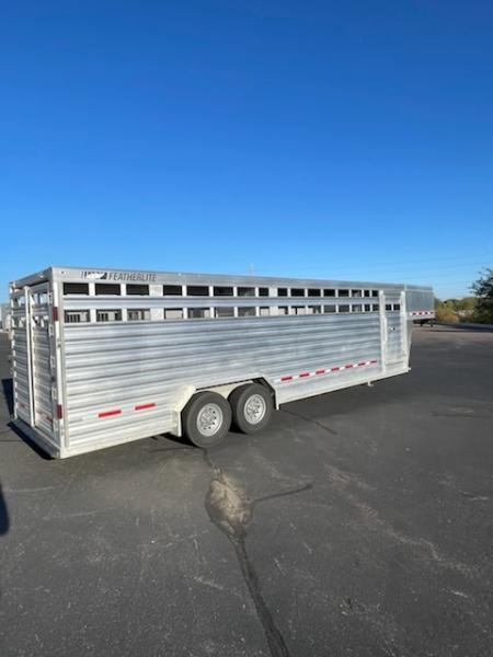 Used 2024 Featherlite 7.5x26 model 8127 Stock Trailer