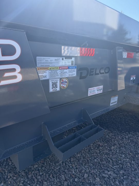 New 2027 Delco Trailers Dump Trailer