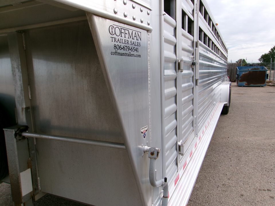 Used 2015 Elite 7x32 Stock Trailer w/ WERM Floor