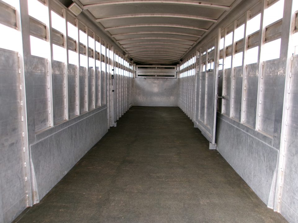 Used 2015 Elite 7x32 Stock Trailer w/ WERM Floor