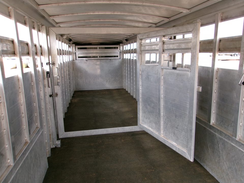 Used 2015 Elite 7x32 Stock Trailer w/ WERM Floor