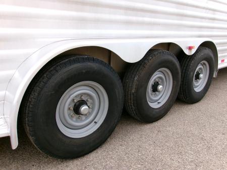 Used 2015 Elite 7x32 Stock Trailer w/ WERM Floor