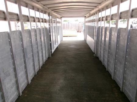 Used 2015 Elite 7x32 Stock Trailer w/ WERM Floor