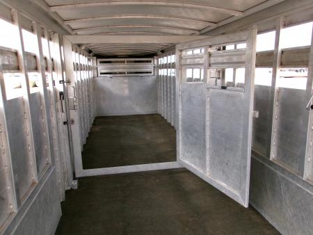 Used 2015 Elite 7x32 Stock Trailer w/ WERM Floor
