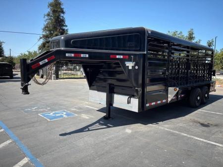 New 2026 GR 6'8"x20' Gooeneck Stock 14k Trailer