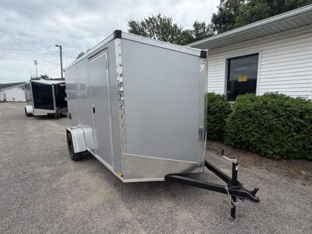 New 2027 Stealth Mustang 6 x 12 Enclosed Trailer w/ RAMP DOOR (Single) Cargo / Enclosed Trailer NEW MODEL - Screwless and Light Lid Roofing !!