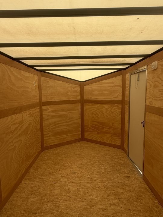 New 2027 Stealth 7 X 16 Cargo / Enclosed Trailer with Ramp Door and 6ft 6in interior Height Light Lid Roof