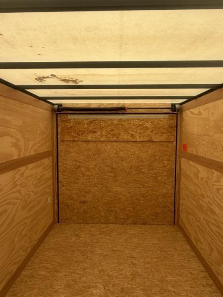 New 2027 Stealth 7 X 16 Cargo / Enclosed Trailer with Ramp Door and 6ft 6in interior Height Light Lid Roof